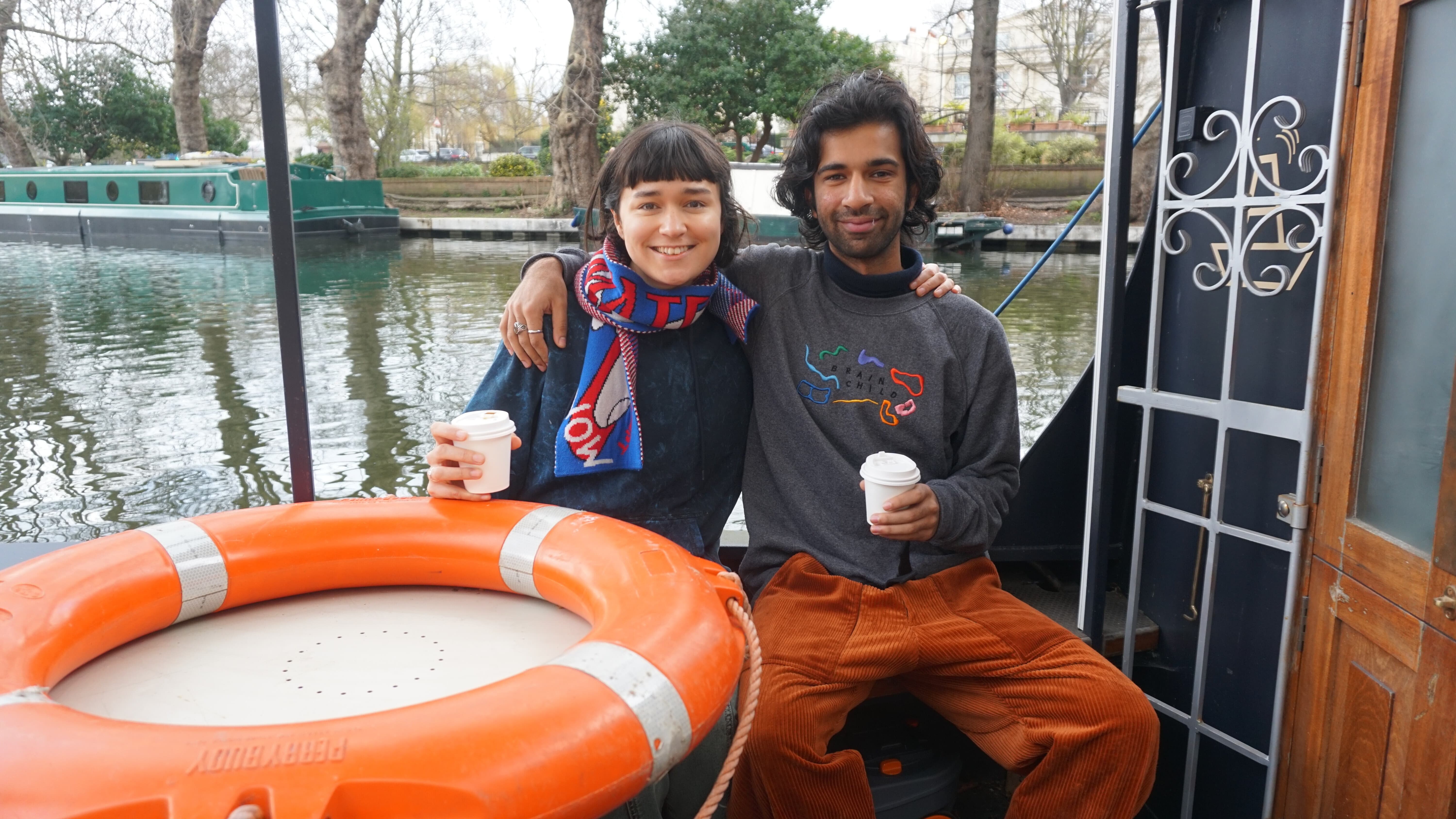 Haseeb Iqbal with Marina (Brainchild)