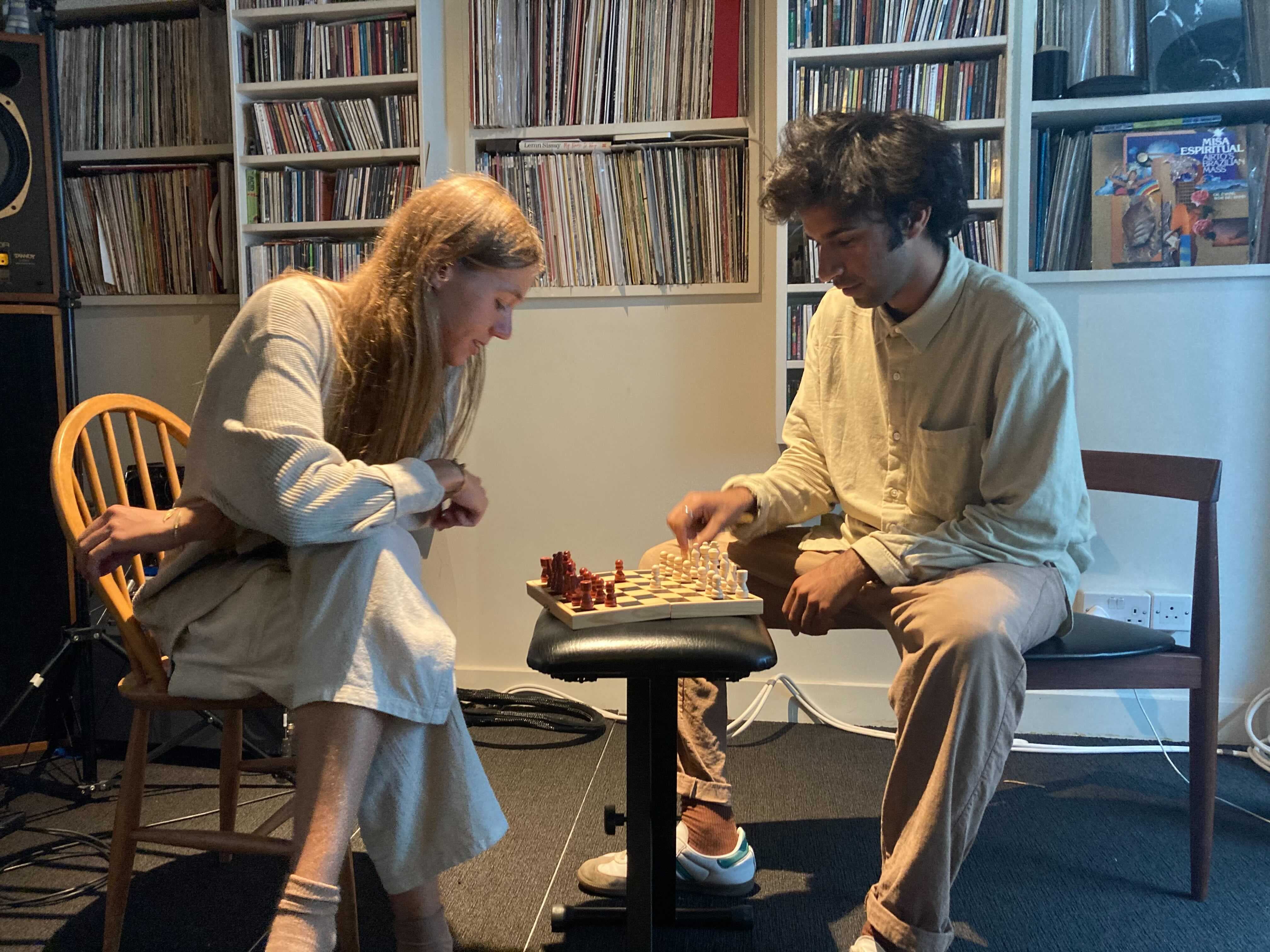 Haseeb Iqbal with Donna Leake