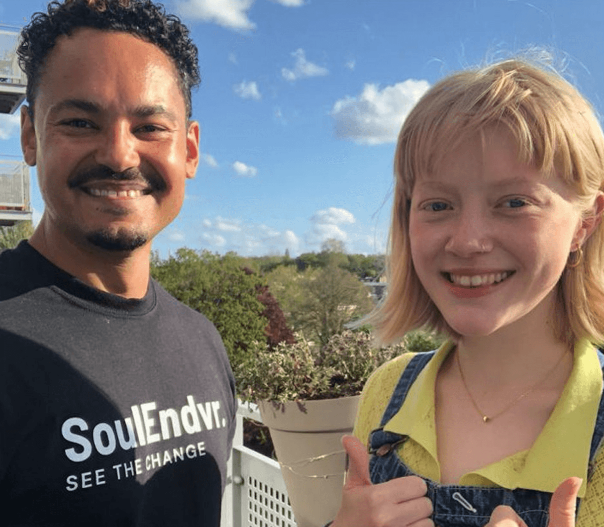 Ear to the ground: Jay Phelps with Rosie Frater-Taylor