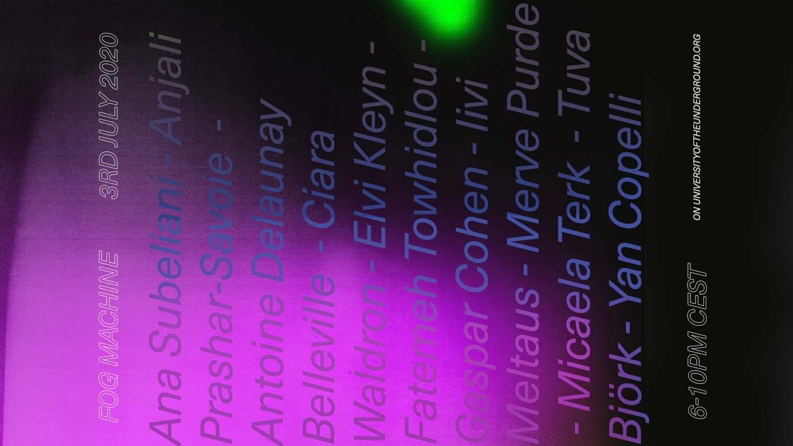 University of The Underground: 'If I can’t dance, I don’t want to be a part of your revolution'