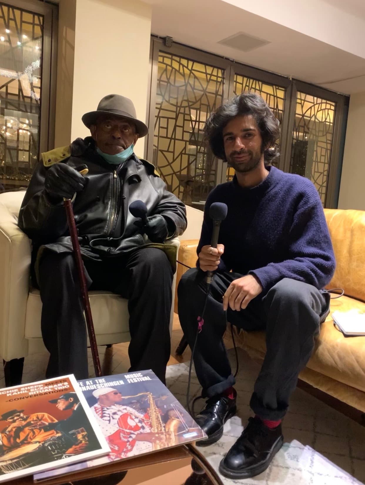 Haseeb Iqbal with Archie Shepp