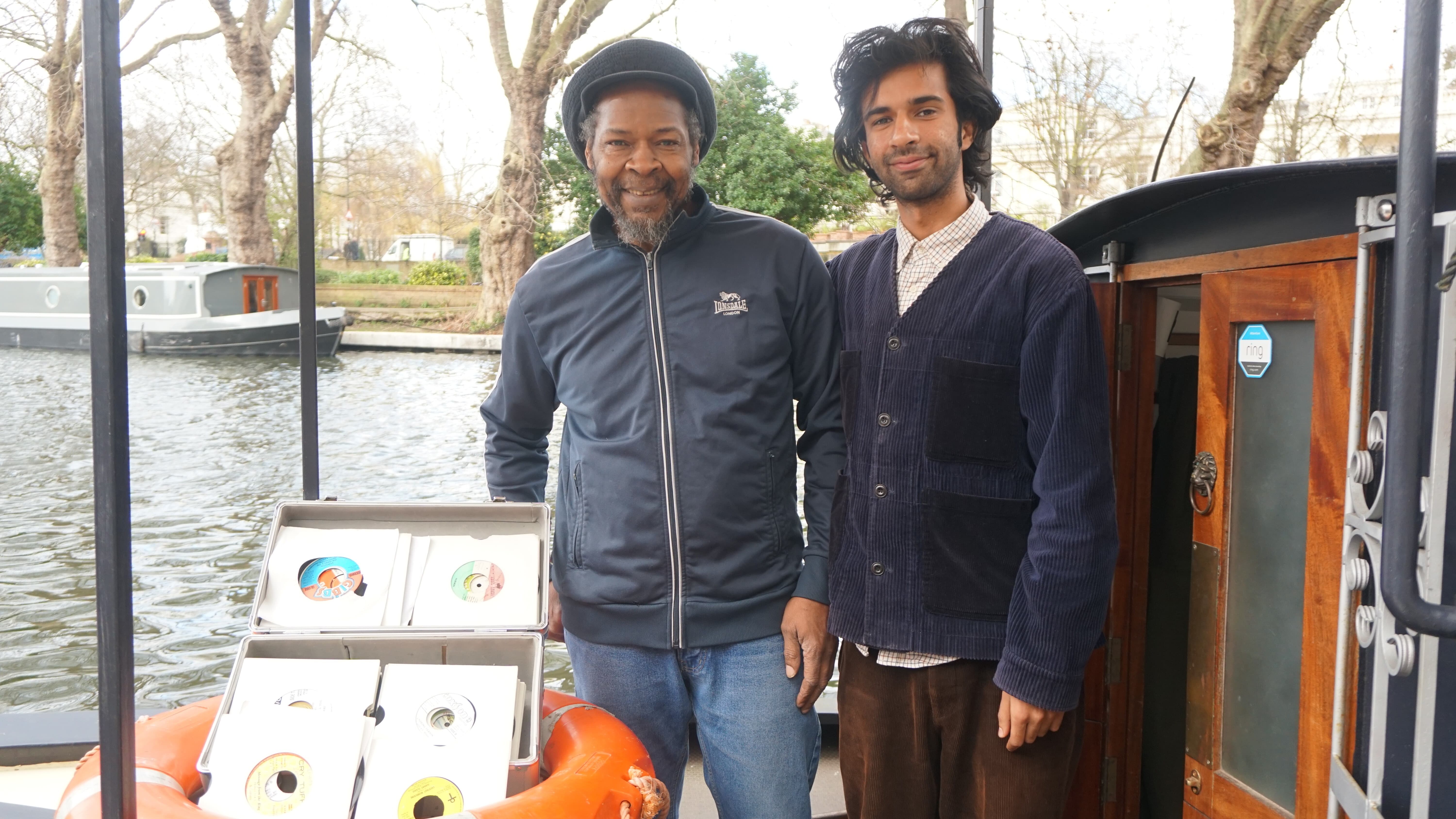 Haseeb Iqbal with Roy Charles